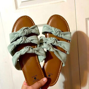 Shade & Shore bow detail sandals 7​